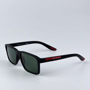 Prada Linea Rossa PS05YS DG006U BRAND NEW Sunglasses Black Rubber Unisex